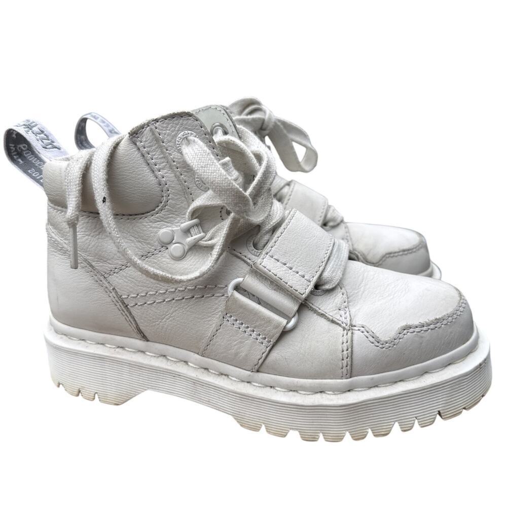 Dr. Martens Zuma II Women's 6 Ankle Lace-Up Strap White Zuma II UK 4 EU 37